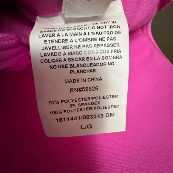 BCA by Rebecca Virtue Madilynn One Piece Swimsuit Scoop Neck Tie - Picture 10 of 10